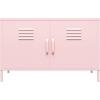 imageNovogratz Cache 2 Door Metal Locker Accent Cabinet Bashful Pink