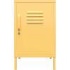 imageNovogratz Cache Metal Locker Style Living Room End Table Yellow