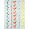 imageNovogratz Lulu Collection Airplane Houndstooth Area Rug 36quot x 56quot SeafoamSeafoam