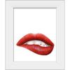 imageThe Novogratz Kiss II White Framed Art Print 15quotx18quotx1quotWhite Frame