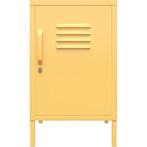 imageNovogratz Cache Metal Locker Style Living Room End Table Yellow