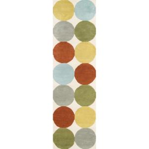 imageNovogratz by Momeni Delmar Agatha Dots Multicolor Area Rug 36quot X 56quotMulti Color