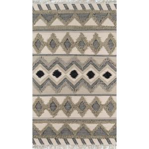 imageNovogratz by Momeni Indio Avalon Hand Woven Wool Area Rug Sage 2 X 32 x 3 Rectangular