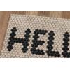 imageNovogratz by Momeni ALOHAALO15IVY1626 Aloha Collection Hello Hex Tile Door Mat 16quot x 26quot Ivory