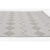 imageNovogratz by Momeni Malmo Diamond Polyester Ivory Area Rug 23quot X 76quot Runner8 x 10 Rectangular