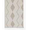 imageNovogratz by Momeni Malmo Diamond Polyester Ivory Area Rug 23quot X 76quot Runner8 x 10 Rectangular