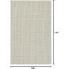 imageNovogratz by Momeni Malmo Grid Polyester Green Area Rug 23quot X 76quot RunnerGreen