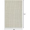 imageNovogratz by Momeni Malmo Grid Polyester Green Area Rug 23quot X 76quot RunnerGreen