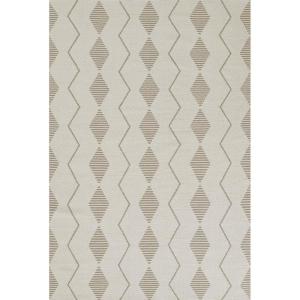 imageNovogratz by Momeni Malmo Diamond Polyester Ivory Area Rug 23quot X 76quot Runner9 x 12 Rectangular