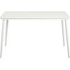 imageNovogratz Poolside Gossip April 50quot x 29quot Rectangular IndoorOutdoor Dining Table CharcoalWhite