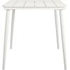 imageNovogratz Poolside Gossip April 50quot x 29quot Rectangular IndoorOutdoor Dining Table CharcoalWhite