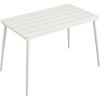 imageNovogratz Poolside Gossip April 50quot x 29quot Rectangular IndoorOutdoor Dining Table CharcoalWhite
