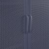 imageNovogratz Channing 2 Door Accent CabinetMesh Metal Locker NavyNavy