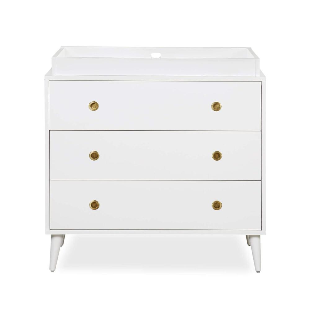 imageNovogratz Harper Baby Changing Table Dresser Topper White DL88762