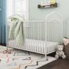 imageNovogratz Bushwick Metal Crib with Adjustable Mattress Height Off White