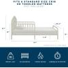 imageNovogratz Bushwick Metal Toddler Bed Off White