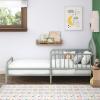 imageNovogratz Bushwick Metal Toddler Bed Sage Green