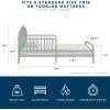 imageNovogratz Bushwick Metal Toddler Bed Sage Green