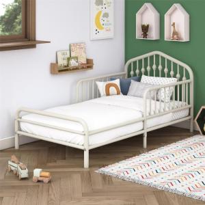 imageNovogratz Bushwick Metal Toddler Bed Off White