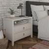imageNovogratz Her Majesty 2 Drawer Nightstand Soft White