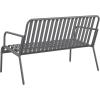 imageNovogratz Poolside Gossip Ola 4 Piece All Steel Conversation Set French BlueCharcoal