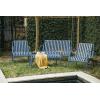 imageNovogratz Poolside Gossip Ola 4 Piece All Steel Conversation Set French BlueFrench Blue