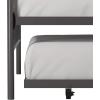 imageNovogratz Bushwick Metal Daybed ampamp Trundle Twin Size Gunmetal Gray