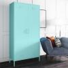 imageNovogratz Cache Tall 2 Door Metal Locker Cabinet OrangeMint