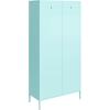 imageNovogratz Cache Tall 2 Door Metal Locker Cabinet OrangeMint