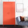 imageNovogratz Cache Tall 2 Door Metal Locker Cabinet OrangeOrange