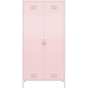 imageNovogratz Cache Tall 2 Door Metal Locker Cabinet OrangePink