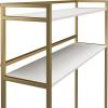 imageNovogratz Beverly OverTheBed Storage for Twin ampamp XL Twin Beds WhiteGold