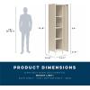 imageNovogratz Cache 1Door Tall Single Metal Locker Style Storage Cabinet Parchment