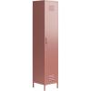 imageNovogratz Cache 1Door Tall Single Metal Locker Style Storage Cabinet Dusty RoseDusty Rose