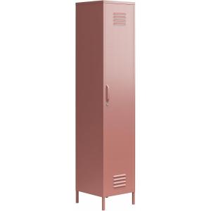 imageNovogratz Cache 1Door Tall Single Metal Locker Style Storage Cabinet Dusty RoseDusty Rose