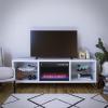 image:imageNovogratz Finley 70 Fireplace TV Stand White
