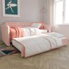 image:imageNovogratz 4243739N Daybed and Trundle Twin Over Twin Pink