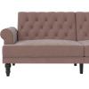 image:imageNovogratz Cassidy Upholstered Futon Blush Velvet