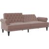 image:imageNovogratz Cassidy Upholstered Futon Blush Velvet