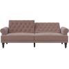 image:imageNovogratz Cassidy Upholstered Futon Blush Velvet