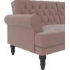 image:imageNovogratz Cassidy Upholstered Futon Blush Velvet