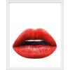 image:imageThe Novogratz Kiss I White Framed Art Print 15x18x1White Frame