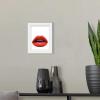 image:imageThe Novogratz Kiss I White Framed Art Print 15x18x1White Frame