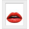 image:imageThe Novogratz Kiss I White Framed Art Print 15x18x1White Frame