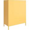 image:imageNovogratz Cache 2 Door Metal Locker Style Storage Accent Cabinet Yellow
