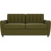 image:imageNovogratz 2278929N Brittany CertiPURUS Certified Memory Foam MattressQueen Green Linen Sofa Sleeper Green