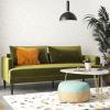 image:imageNovogratz Bailey Pillowback Sofa MidCentury Modern Vintage Living Room Furniture Olive Green Velvet