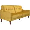 image:imageNovogratz Beatrice Coil Futon Convertible Sofa Bed amp Couch Mustard