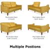 image:imageNovogratz Beatrice Coil Futon Convertible Sofa Bed amp Couch Mustard