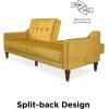 image:imageNovogratz Beatrice Coil Futon Convertible Sofa Bed amp Couch Mustard